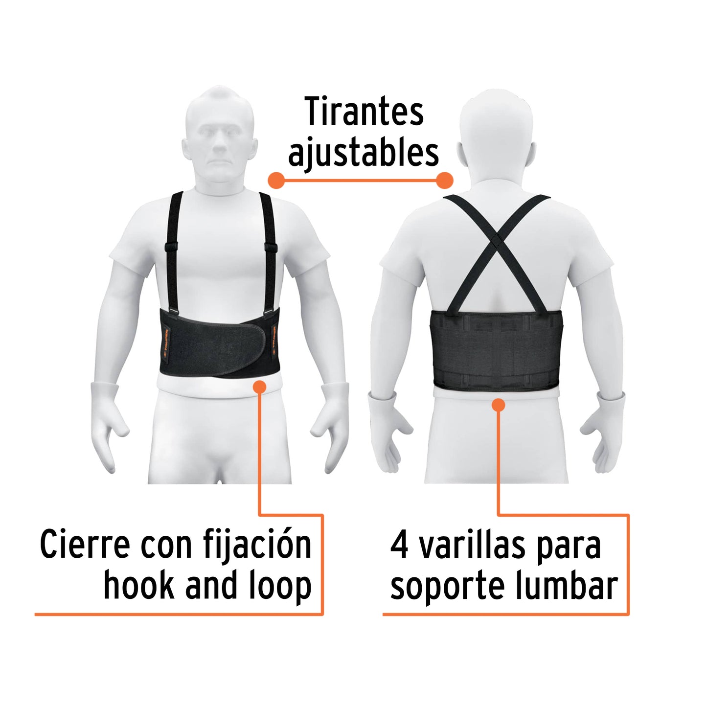 FAJA LUMBAR, TALLA CH TRUPER 10953 *