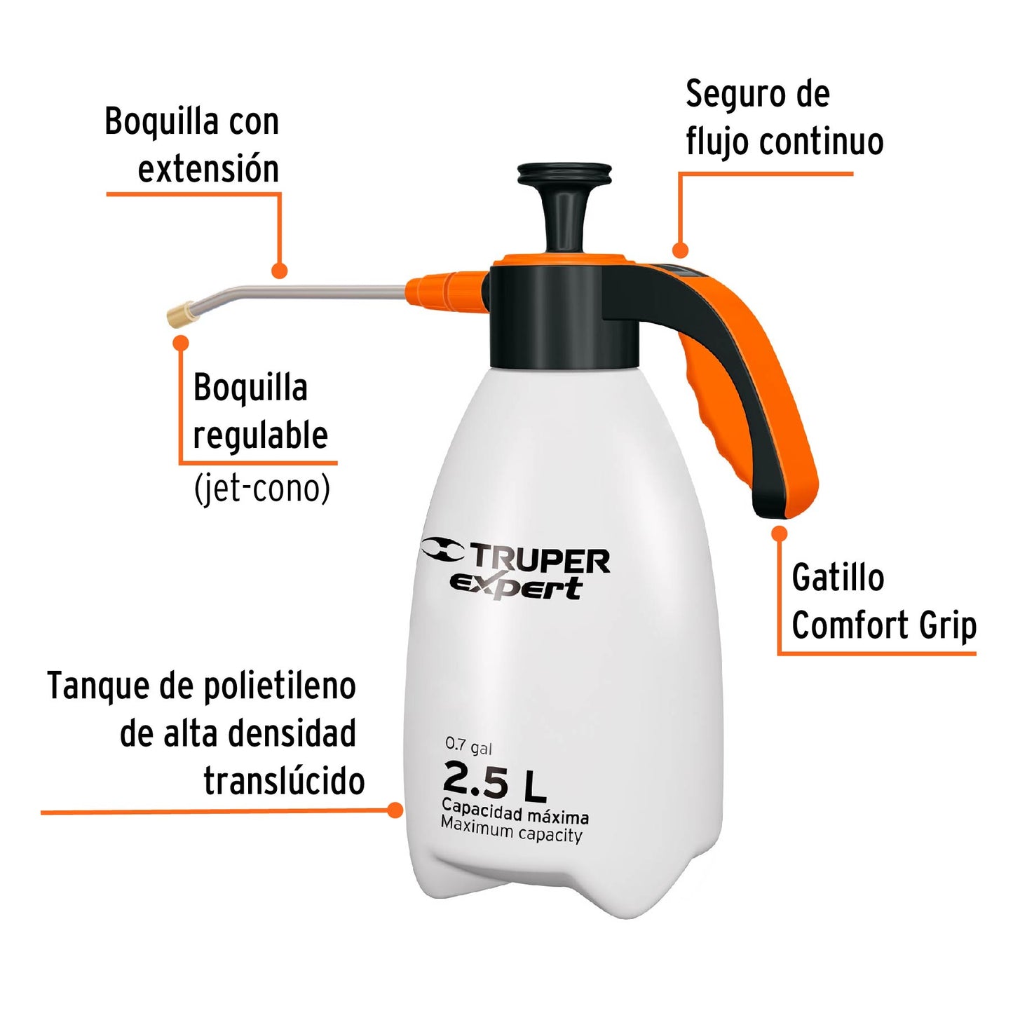 FUMIGADOR DOMÉSTICO 2.5 LITROS, EXPERT  102645 *