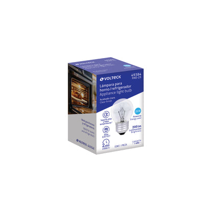 FOCO 25 W PARA HORNO/REFRIGERADOR, TRANSP 49384 *