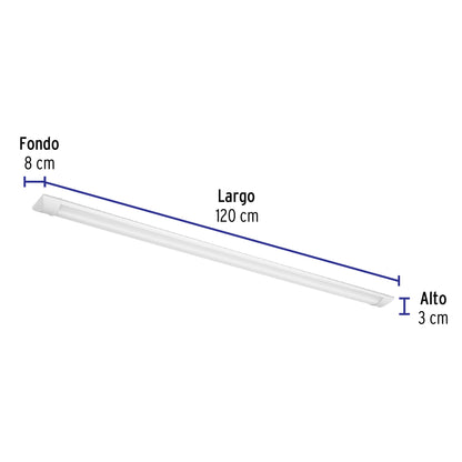 LUMINARIO LINEAL DELGADO DE LED 36 W PARA GABINETE 48391 *