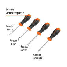 Cargar imagen en el visor de la galería, JUEGO DE 4 PUNTAS Y GANCHOS MULTIUSOS TRUPER 14210 P
