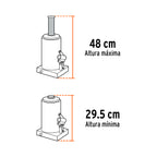 GATO HIDR·ULICO DE BOTELLA DE 50 TON, TRUPER 14821 *