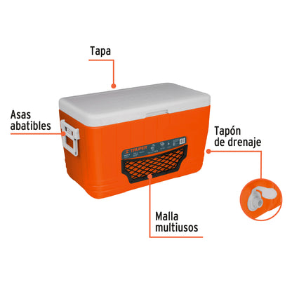 Hielera de 46 L, Truper 62129