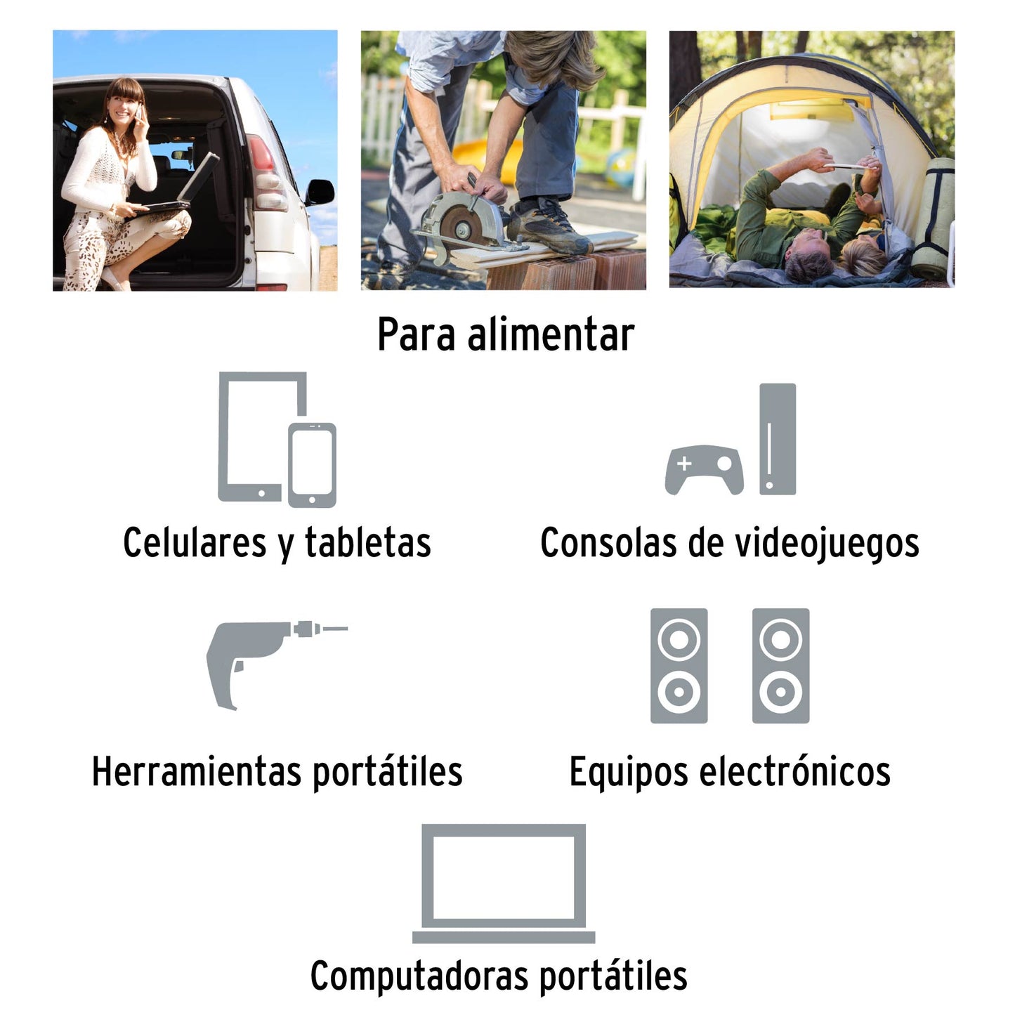 INVERSOR DE CORRIENTE DE 1500W CON PUERTOS USB TRUPER 10492 P
