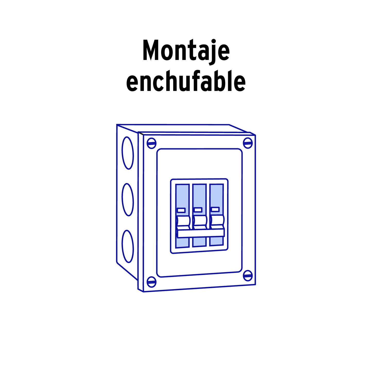 INTERRUPTOR DE 3 POLOS 20A, ENCHUFABLE, VOLTECK 47514 *
