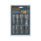 JUEGO DE 8 BROCAS CLAVACOTE PARA MADERA 103437 *