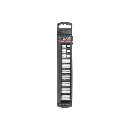 JUEGO DE 10 DADOS CUADRO 1/4'' STD, TRUPER 14165 *
