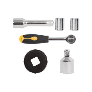 JUEGO DE 39 HERRAMIENTAS 1/4'' Y 3/8'' PARA MECÁNICO, PRETUL 23969 P