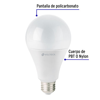 FOCO DE LED, A19, 18 W, LUZ DE DÍA 46222 *