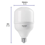 Foco LED alta potencia 70W (750W) 6500K blanca fría, E39