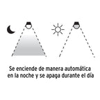 LÁMPARA LED TIPO BULBO A19 10 W CON SENSOR DE LUZ, VOLTECK 46990 *