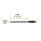 LIMA ESCOFINA 6" CON MANGO DOBLE INYECCIÓN 15319 P