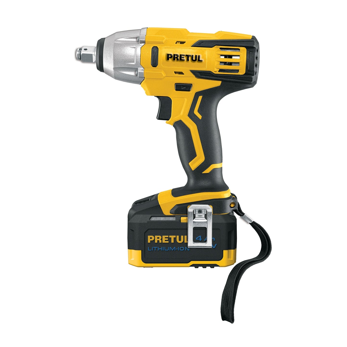 LLAVE DE IMPACTO INALÁMBRICA 1/2', 20 V, PRETUL 28268 *