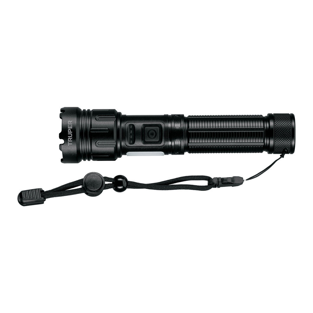 LINTERNA LED RECARG C/LUZ DE EMERG 410LM 103088 *