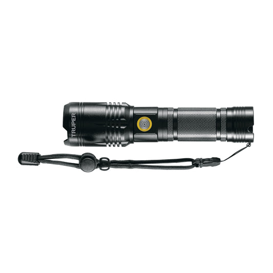 LINTERNA LED RECARGABLE. DE ALUMINIO 1200 LM, TRUPER 103100 *