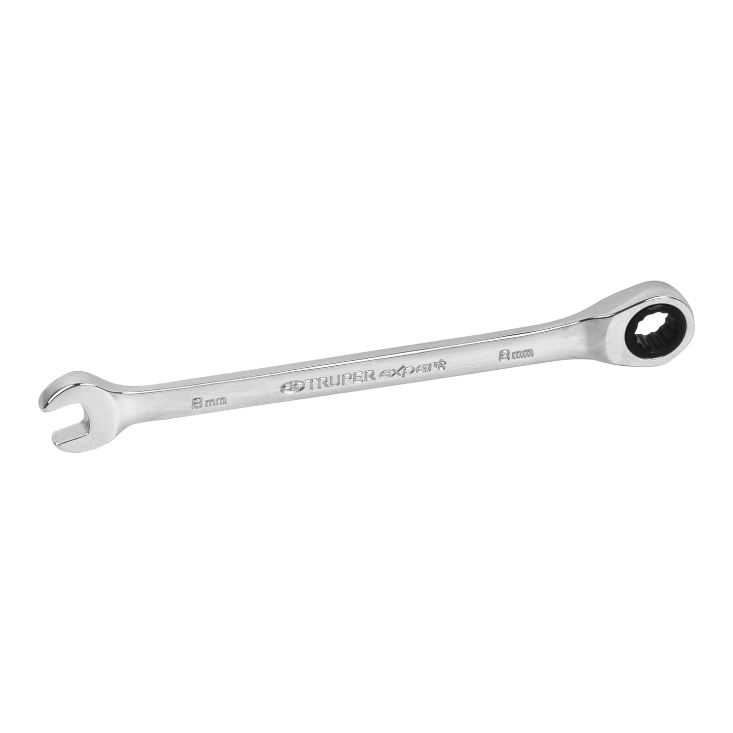 LLAVE COMBINADA CON MATRACA 8 MM X 136 MM DE LARGO 15742 *