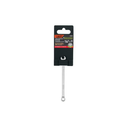 LLAVE COMBINADA EXTRALARGA 1/4'' x 125 MM DE LARGO, EXPERT 15590 P