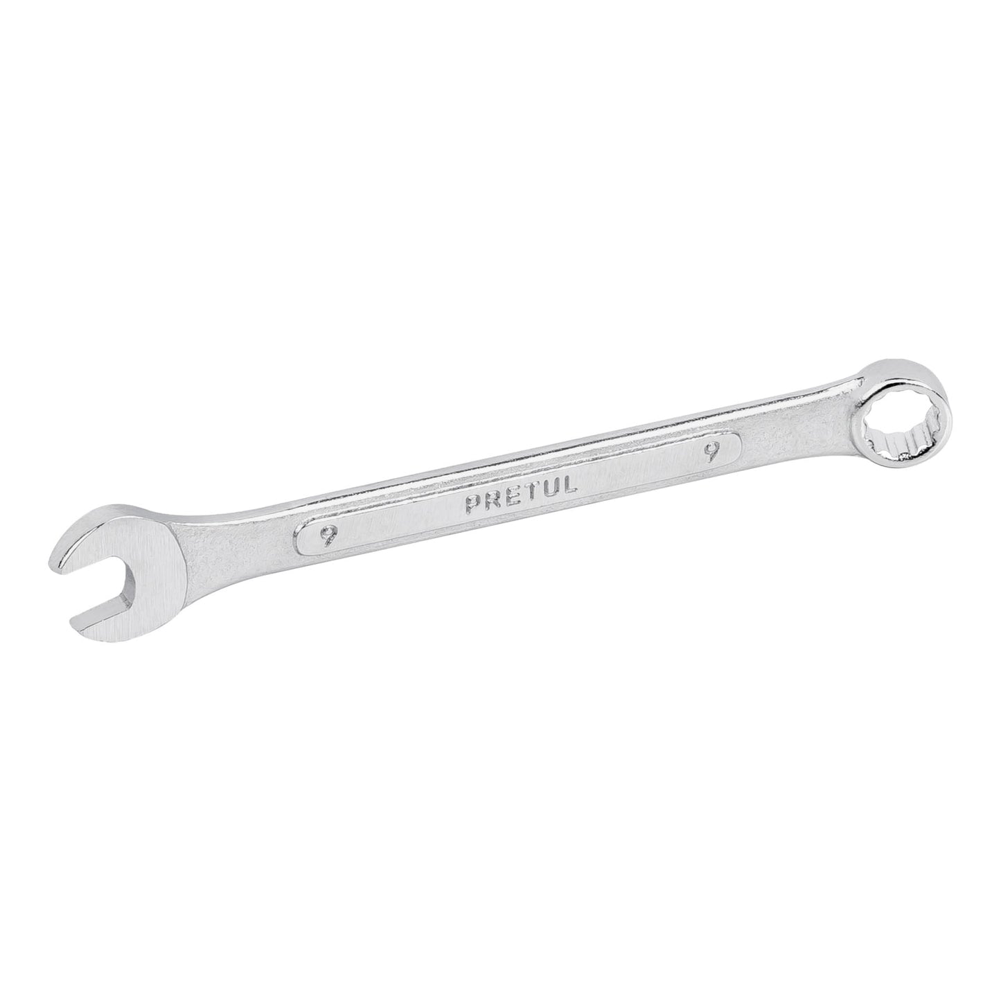 LLAVE COMBINADA 9 MM x 130 MM DE LARGO, PRETUL 21903 P