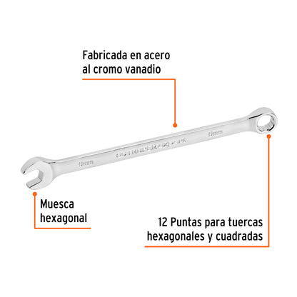 LLAVE COMBINADA EXTRALARGA 9 MM x 157 MM DE LARGO, EXPERT 15613 P