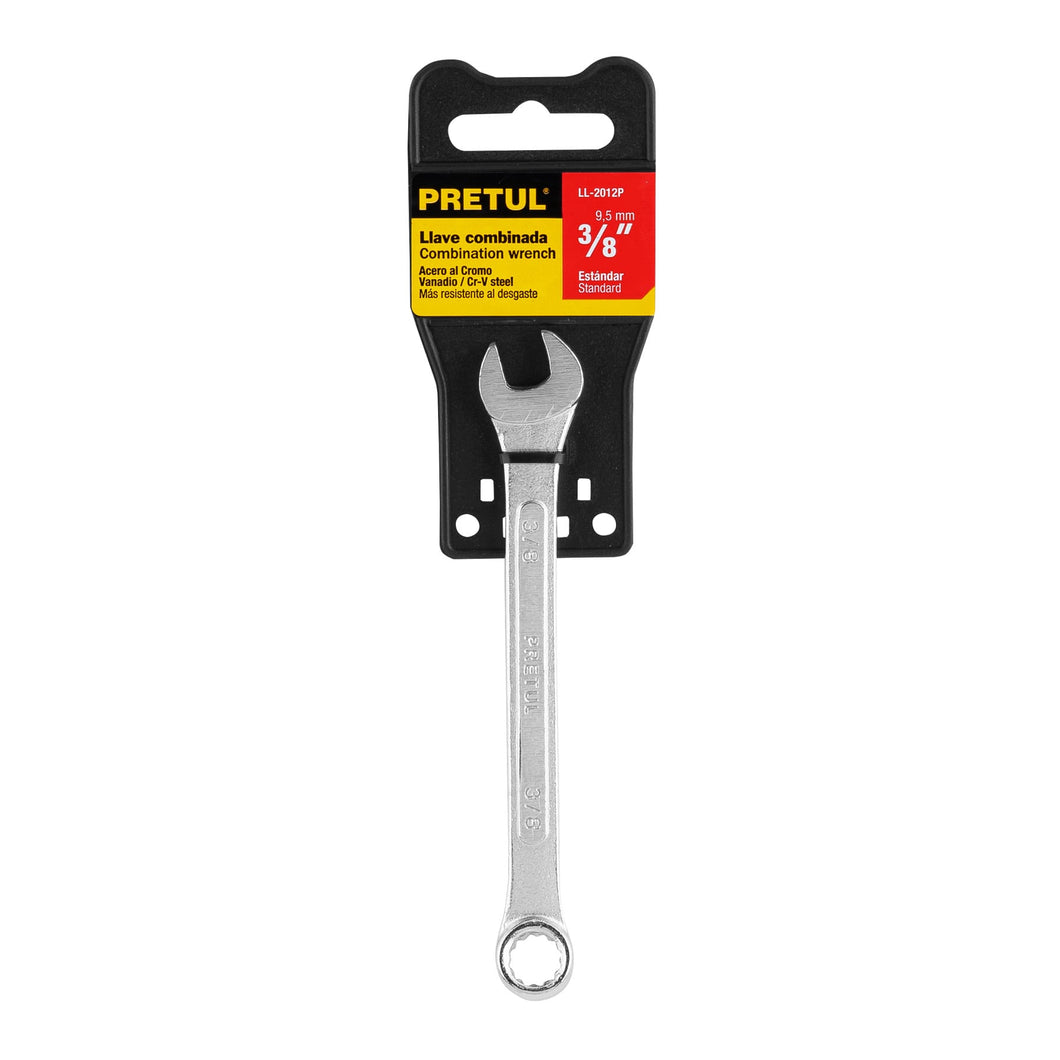 LLAVE COMBINADA 7/16'' x 150 MM DE LARGO, PRETUL 21883 *