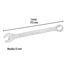Cargar imagen en el visor de la galería, LLAVE COMBINADA 13MM X 170 MM DE LARGO, PRETUL 21907 P
