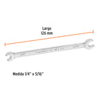 LLAVE ESPAÑOLA, 1/4 x 5/16'' x 126 MM DE LARGO, TRUPER EXPERT 15680 P