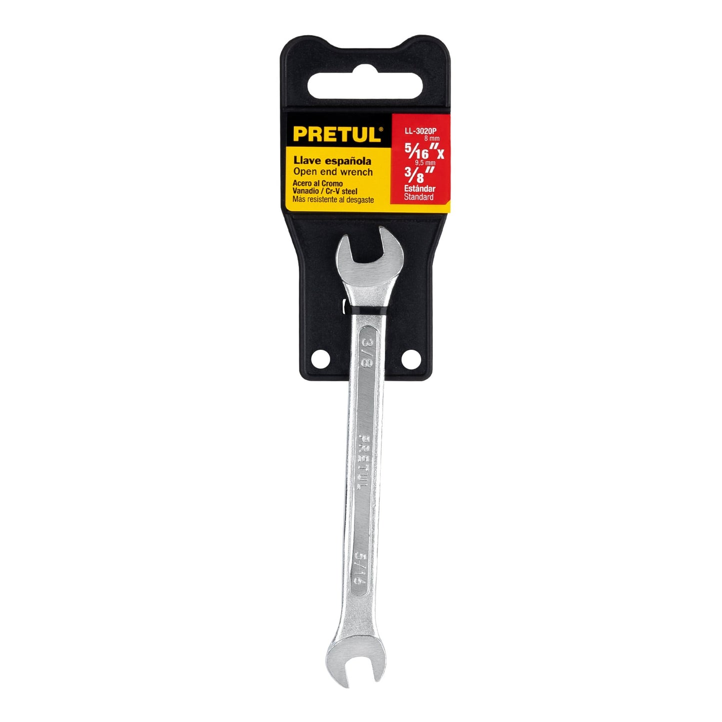 LLAVE ESPAÑOLA, 5/16 x 3/8" x 140 MM DE LARGO, PRETUL 21951 P