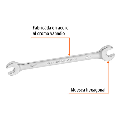 LLAVE ESPAÑOLA, 3/8 x 7/16" x 162 MM DE LARGO, TRUPER EXPERT 15684 P