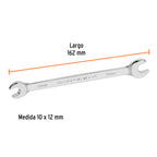 LLAVE ESPAÑOLA 10 x 12 x 162 MM DE LARGO, TRUPER EXPERT 15709 P