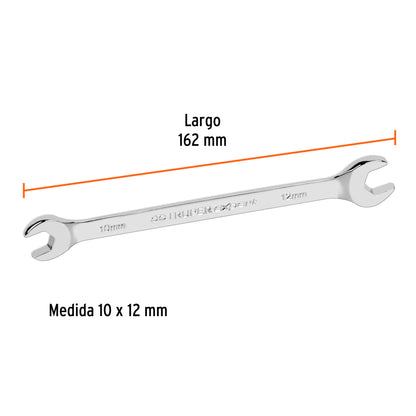 LLAVE ESPAÑOLA 10 x 12 x 162 MM DE LARGO, TRUPER EXPERT 15709 P
