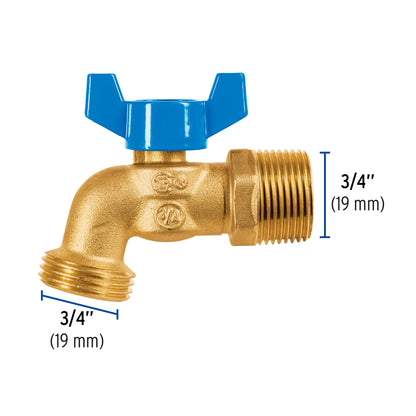 LLAVE DE ESFERA DE LATON 3/4'', FOSET 49054 *