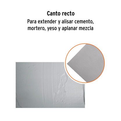 LLANA CANTO RECTO 14'', 10 REMACHES, TRUPER 103038 *