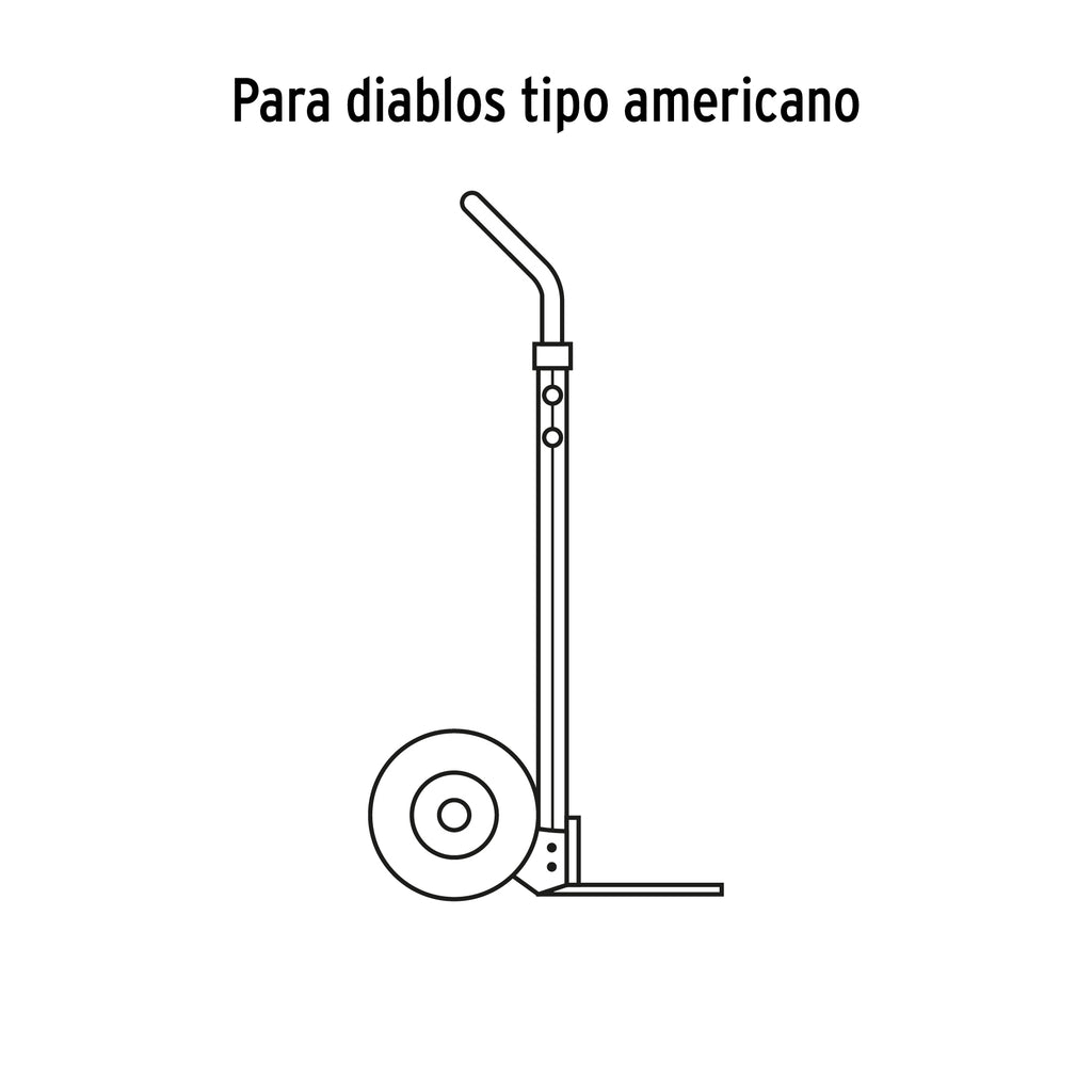 RUEDA NEUMÀTICA 10'' PARA EJE LATERAL, TRUPER 45902 *