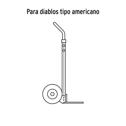 RUEDA NEUMÀTICA 10'' PARA EJE LATERAL, TRUPER 45902 *