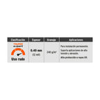 LONA USO RUDO, VERDE OLIVO, 2 X 3M, TRUPER EXPERT 16373 *