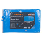 LONA REFORZADA 4 X 4 M, AZUL ,TRUPER 102570 *