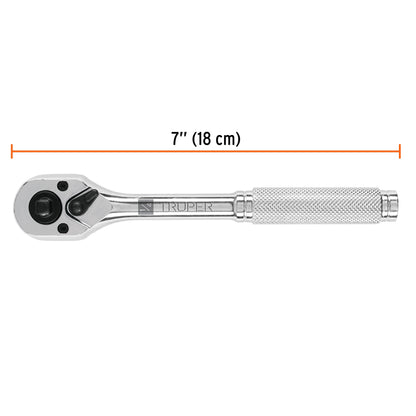 MATRACA DOBLE CUADRO 1/4" y 3/8" TRUPER 13419 *