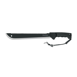 MACHETE DOBLE FILO 14'', CACHA INYECTADA, CON FUNDA, TRUPER 103827 *