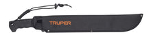 Cargar imagen en el visor de la galería, MACHETE DOBLE FILO 14&#39;&#39;, CACHA INYECTADA, CON FUNDA, TRUPER 103827 *
