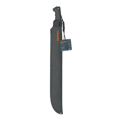 MACHETE DOBLE FILO 18'' CACHA BIMATERIAL, CON FUNDA, TRUPER 13098 *
