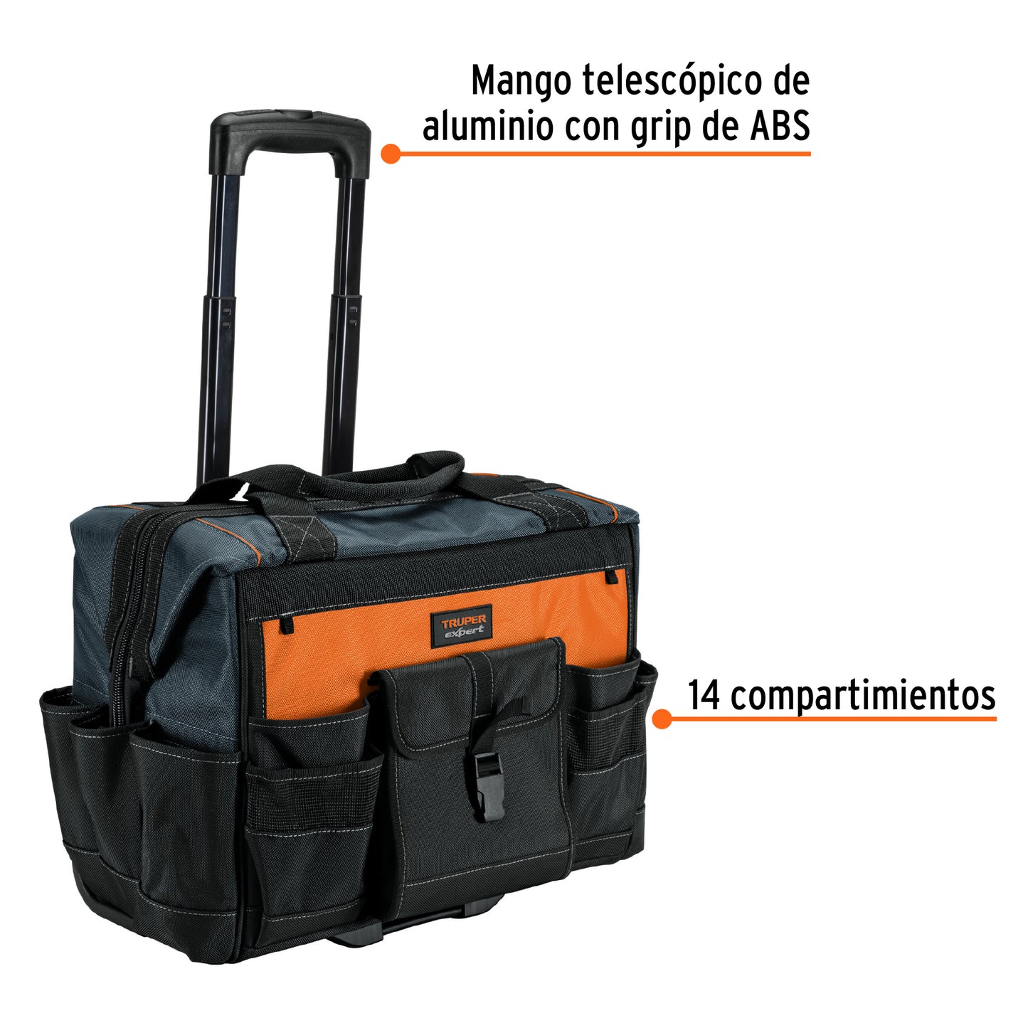 MALETA PORTAHERRAMIENTAS DE 22" C/RUEDAS 101902 *