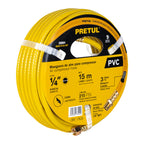 MANGUERA PARA COMPRESOR, DE PVC, 15M X 1/4", PRETUL 20664 *