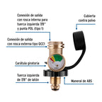 INDICADOR DE NIVEL DE LLENADO PARA CILINDRO DE GAS, FOSET 49117 P