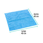 TOALLA DE MICROFIBRA DE 40 X 40 CM, KLINTEK 57065 *