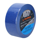 CINTA MASKING TAPE AZUL DE 2' X 50 M PARA PINTOR, TRUPER 12624 *