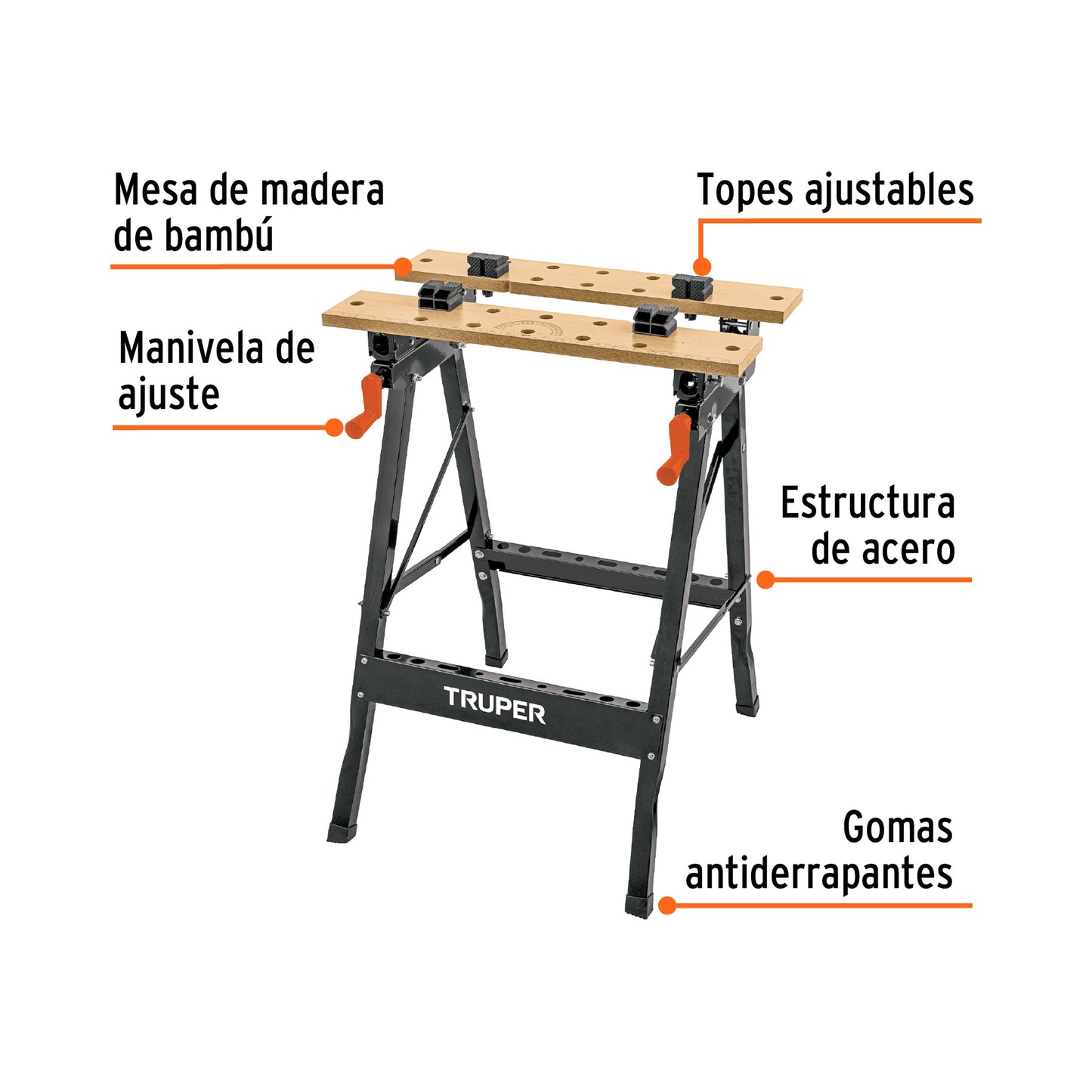 MESA DE TRABAJO, MULTIUSOS, TRUPER 103318 P