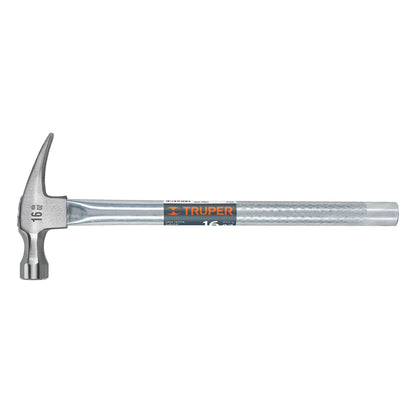 MARTILLO TUBULAR PULIDO 16 OZ UÑA RECTA, TRUPER 16702 P