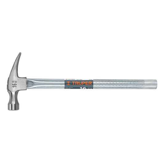 MARTILLO TUBULAR PULIDO 16 OZ UÑA RECTA, TRUPER 16702 P