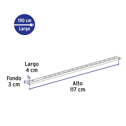 BARRA MULTICONTACTO 16 ENTRADAS CON SUPRESOR DE PICOS 100 J 45585 *