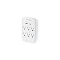 MULTICONTACTO PARED 800J 6 CONT 2USB A+C 45747 *